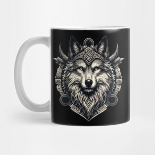 Wolf Fenrir Norse Mythology Viking Warrior Mug